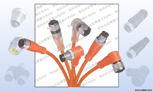 M8连接器M12连接线