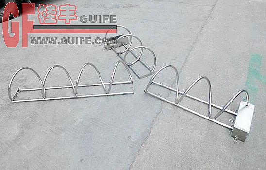 供应自由组合螺旋式不锈钢自行车停放架