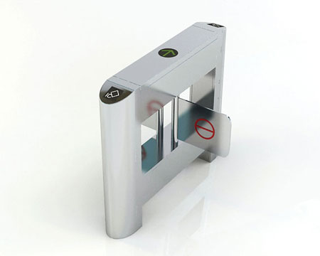 圆弧斜角摆闸单机芯