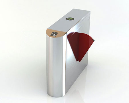 圆弧斜角翼闸单机芯