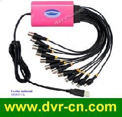 八路D1实时USB DVR视频采集卡