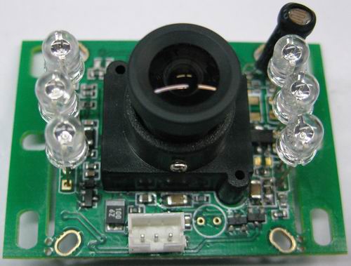 供应可视对讲黑白CCD单板机，摄像头