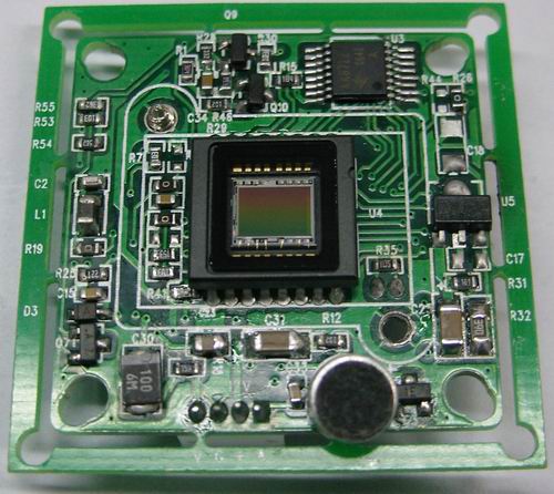 供应可视对讲专用黑白CCD单板机，摄像头