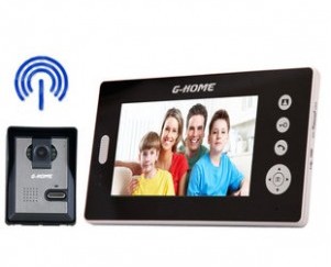 天津亿尔科技有限公司亿尔家无线7寸彩色可视对讲门铃