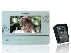 天津亿尔科技有限公司亿尔家出口机型7寸彩色可视门铃