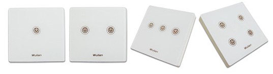 无线触摸墙面开关，无线智能家居