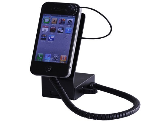  L型手机双头白色0度防盗展示架