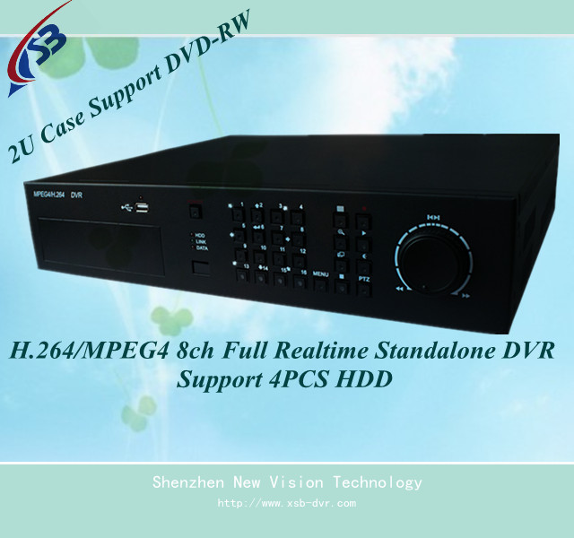 进口方案全实时8路嵌入式硬盘录像机