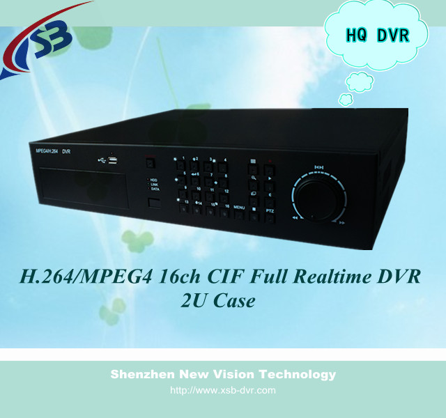 进口方案全实时16路嵌入式硬盘录像机