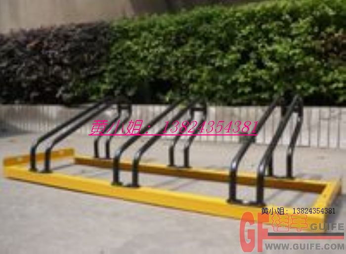 供应卡槽电动自行车停放架产品