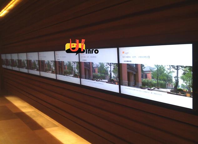 55寸液晶墙点亮黄河明珠--三门峡