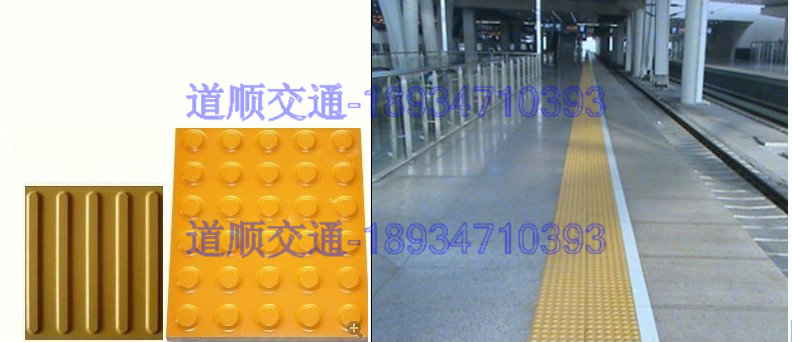 城市一道美丽的风景盲道砖