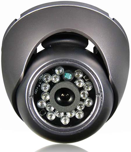 车载半球摄像机 车载摄像机 车载红外夜视录像机