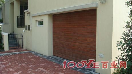 电动实木车库门/实木入户门