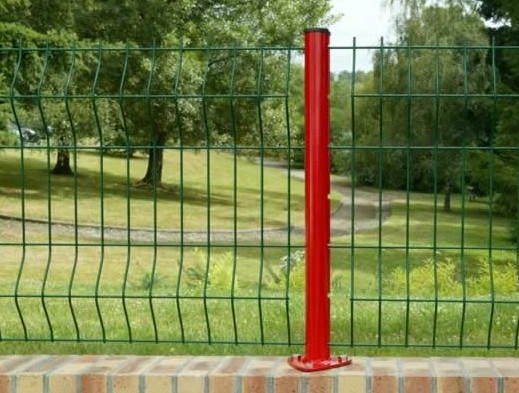 桃形柱护栏网 桃形柱围栏网 装饰护栏 折弯护栏网