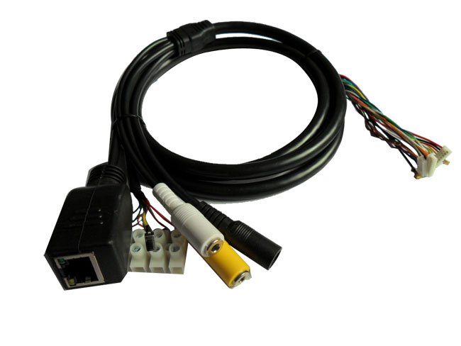 网络摄像机尾线生产  网络摄像机尾线尺寸