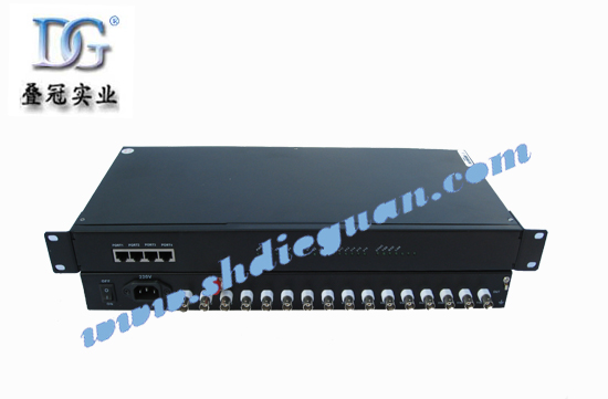 16路视频1路数据光端机