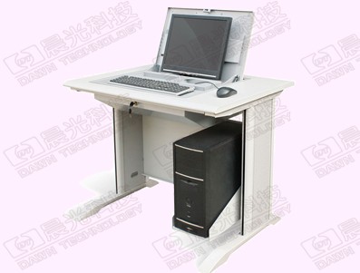 DT-CRG-X006A 摩登脚机箱单人电脑翻转桌