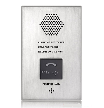 一键自动拨号电话，电梯轿厢免提壁挂电话