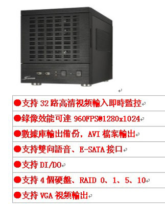 32路高清接入NVR