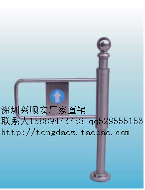 简易手动摆闸手推摆闸单向控制出入口摆闸