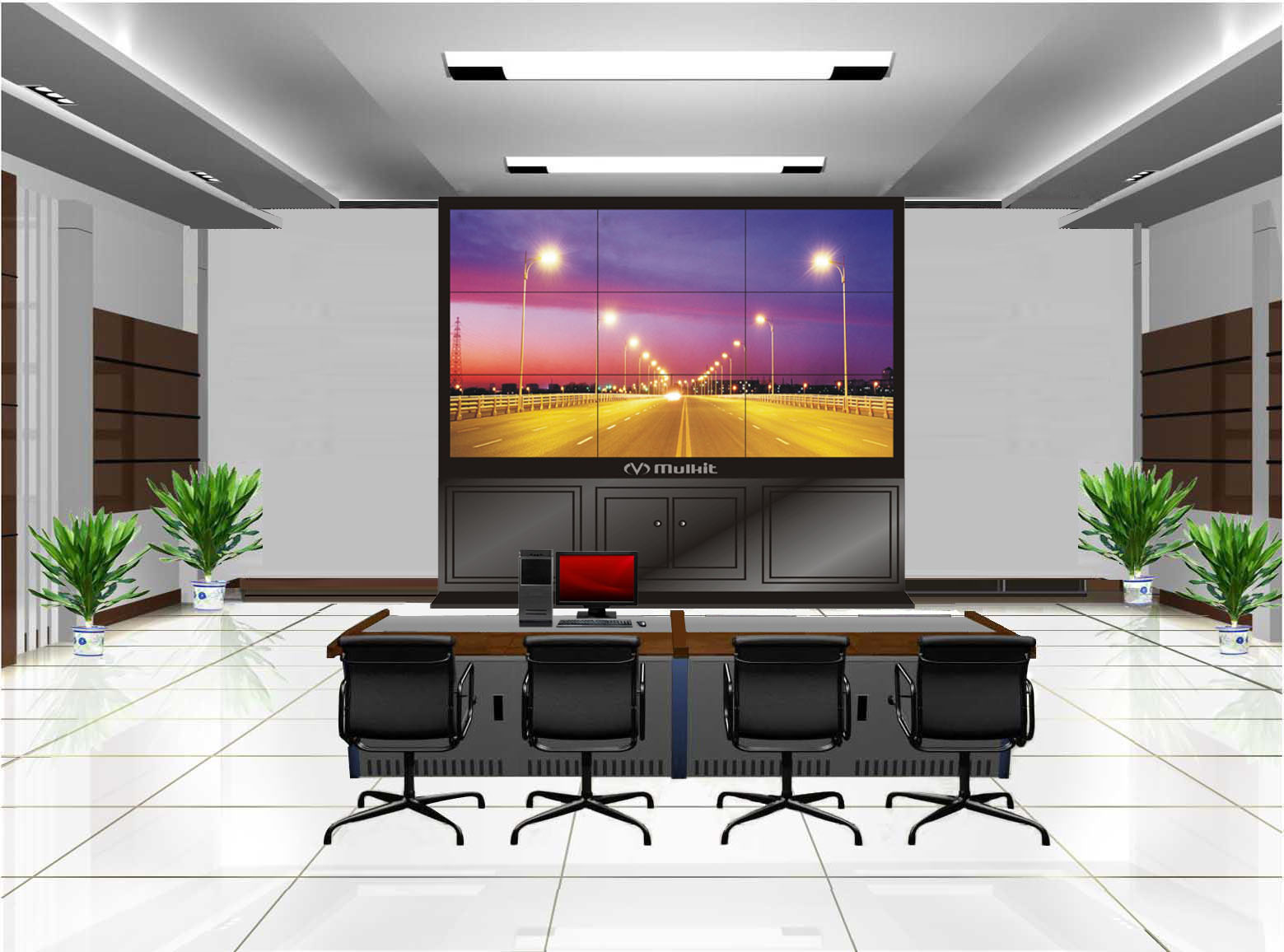 46寸超窄边拼接墙