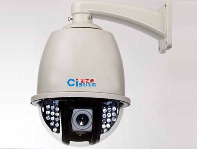 7寸80米红外匀速球