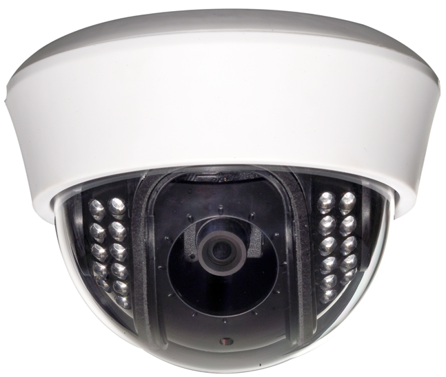 彩色红外半球摄像机