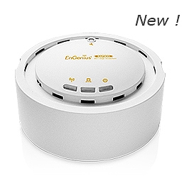 EAP300企业级吸顶烟感11n室内300mbps无线覆盖AP/中继/WDS桥