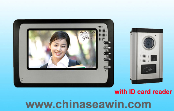 可视对讲门铃 门口机带刷卡开锁功能