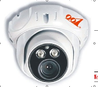 130万像素双点阵红外夜视金属海螺网络摄像机