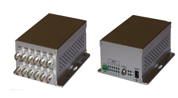 12路视频+1路控制光端机 IV-121D-T/R