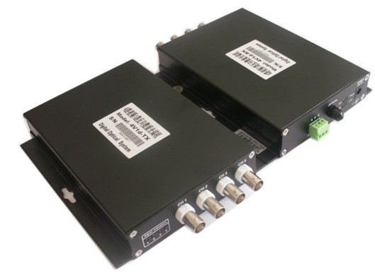 4路视频1路反向数据光端机 IV-4001-T/R