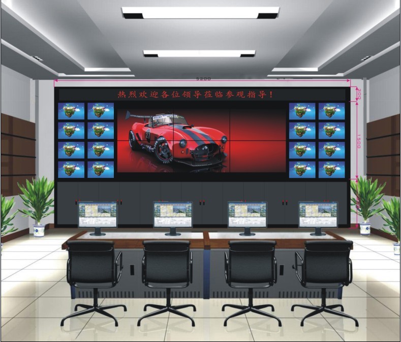 三星46寸DID液晶拼接电视墙