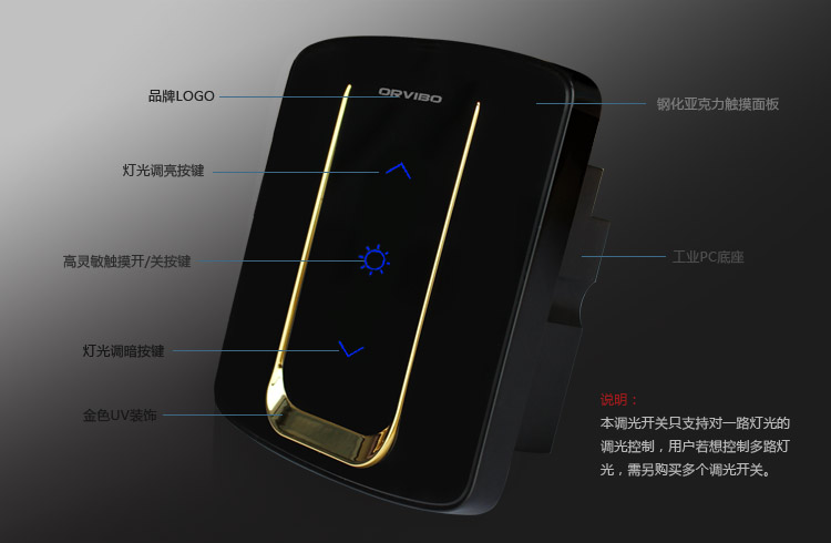 智能无线遥控开关 智能家居触摸开关 智能无线触摸开关