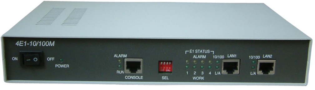 4E1接口转换器 LJ 4E1/10BaseT