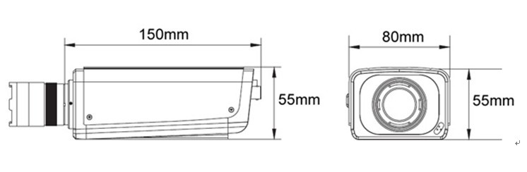 720P  CCD网络高清智能交通枪式摄像机VG9200T-MPS