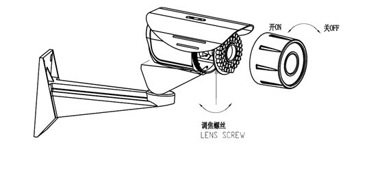 720P CMOS网络高清红外一体宽动态摄像机VG9201B-MPC-WDRD系列