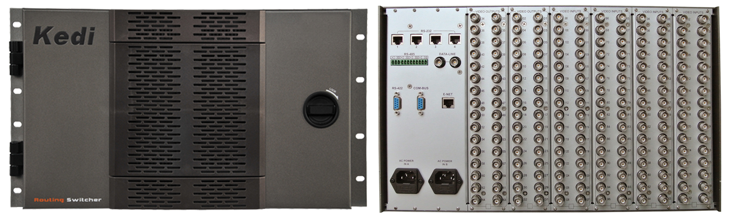 64系列HD-SDI小型矩阵切换/控制系统