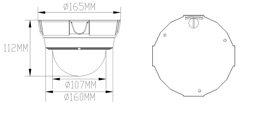 720P CMOS网络高清防暴红外半球VG9202B-MPC-WDRD系列