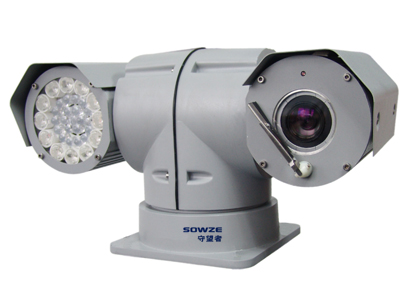 安防监控厂家供执法车载监控用红外车载云台摄像机