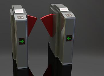 广州地铁通道翼闸机