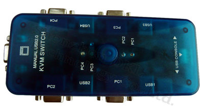 PS2接口KVM切换器4切1