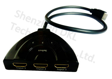 HDMI切换器3进1出带猪尾