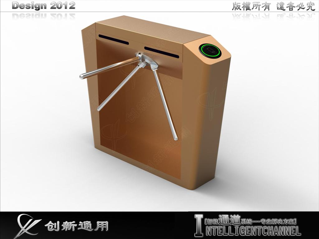 灵动烤漆三辊闸