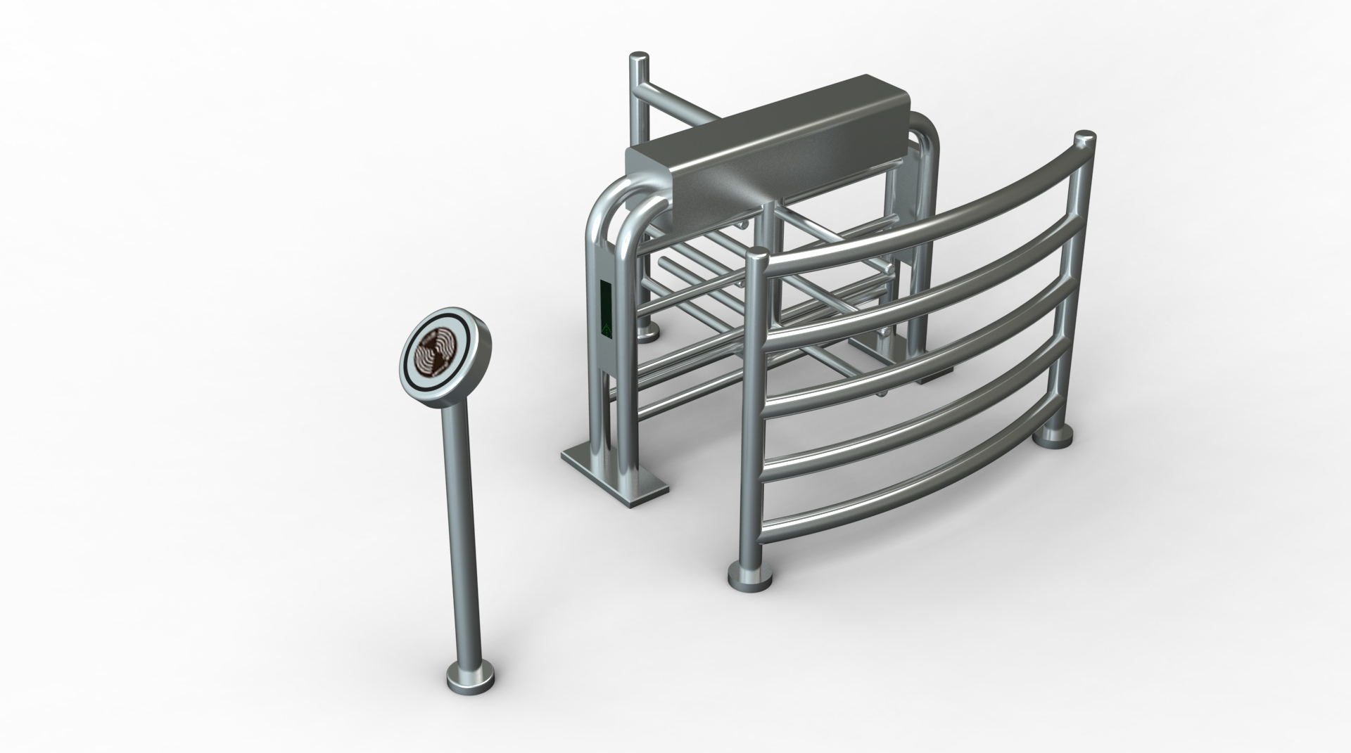 奔腾半高防潜旋转闸
