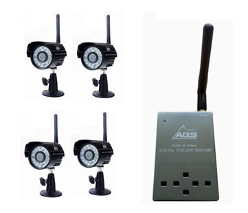 無線數字音視頻傳輸500米帶紅外夜視