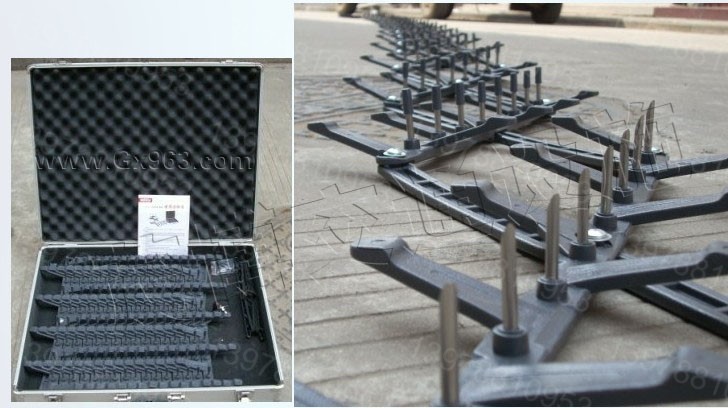 手动阻车器 手动路障  手动破胎器 阻车钉 拦车钉