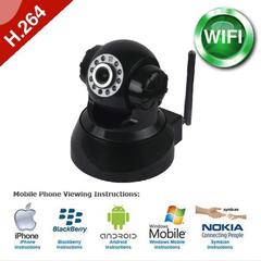 第四代 高清 h.264 网络摄像机 监控 无线 监控摄像头 带云台