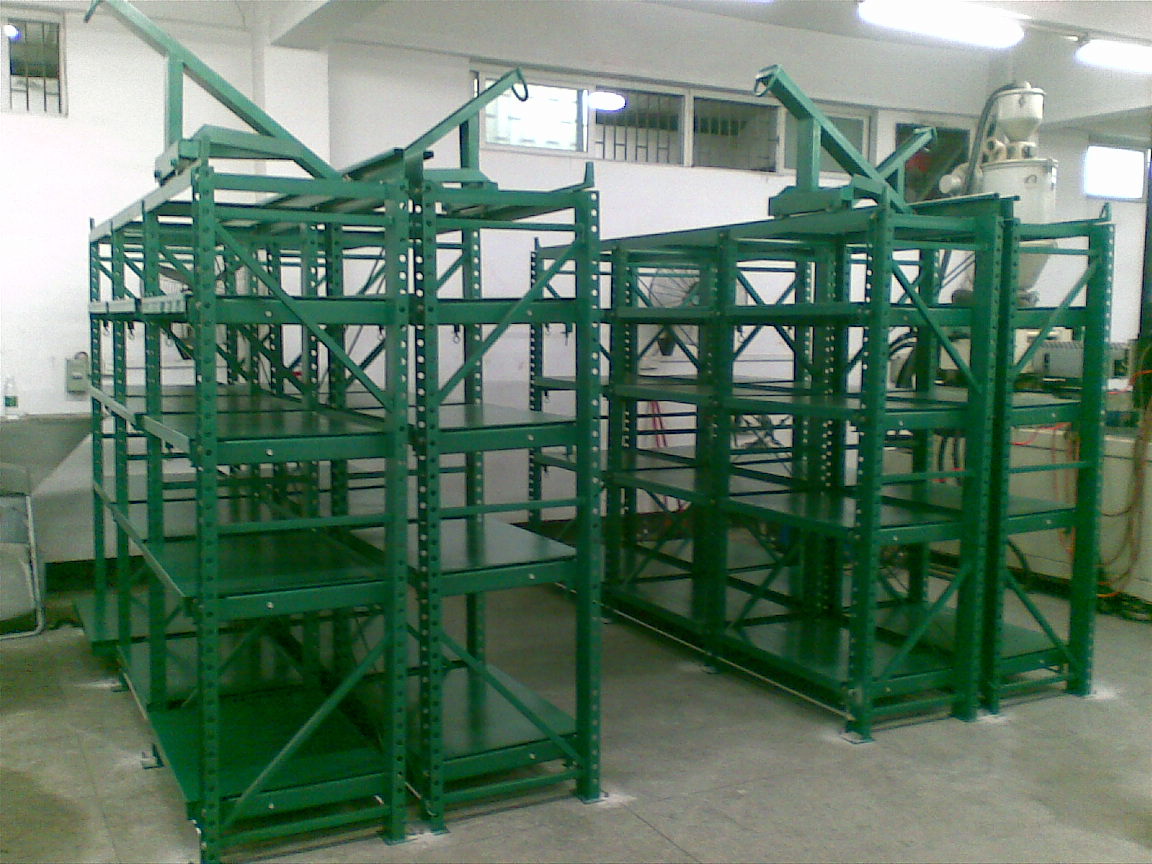 甘肃模具货架-兰州银川模具存放货架-临夏龙门吊架-样品柜